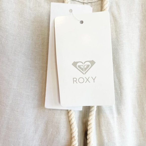 NEW ROXY WOMEN'S SEZ0 OCEANSIDE QUIKSILVER ARJNP03006 FLARED LINEN PANTS-FALL M - Picture 11 of 12